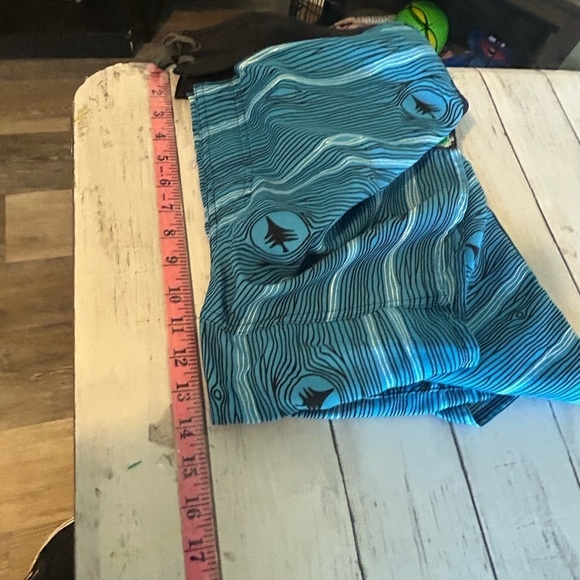 HIPPY TREE Men's Blue Black Swim Shorts Boardshorts Size 32 - Picture 7 of 10